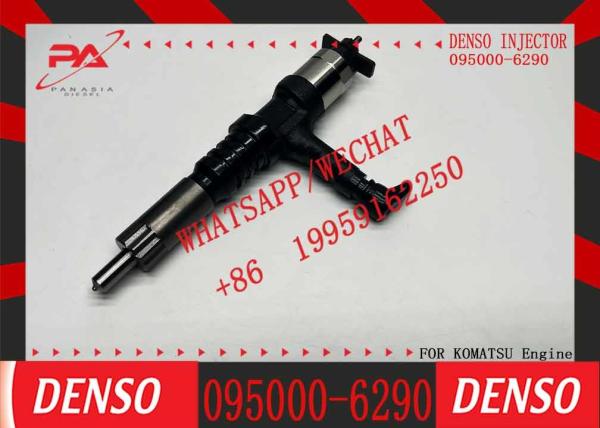 China new manufacture Diesel Fuel Common Rail Injector 095000-6290 for KOMATSU SAA6D170E-5A 6245-11-3100