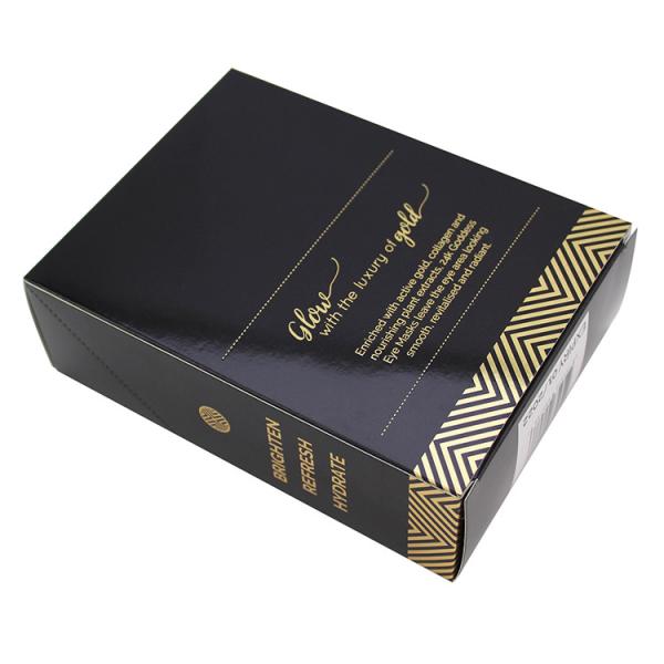 Черная экологически безопасная маска для глаз для макияжа для упаковки средств личной гигиены