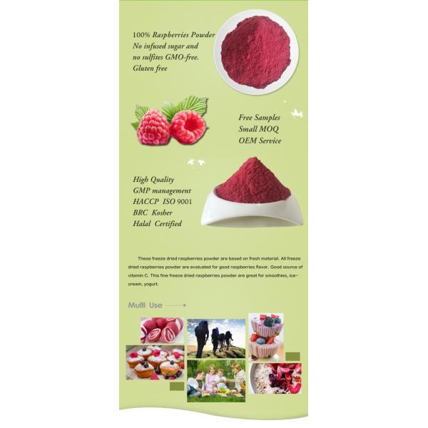 Sell Freeze Dried Raspberries Powder