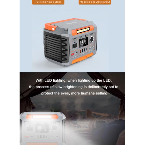 Portable 300W Power Bank Solar Generator Mini Solar Panels with MPPT Controller External Battery Car Power Source for Home Use