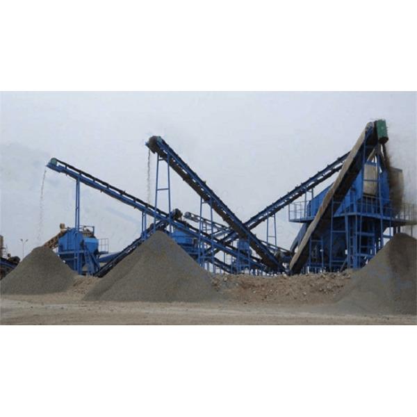 Aggregate Stone Crushing Line Sand Production Line For Highway / Building