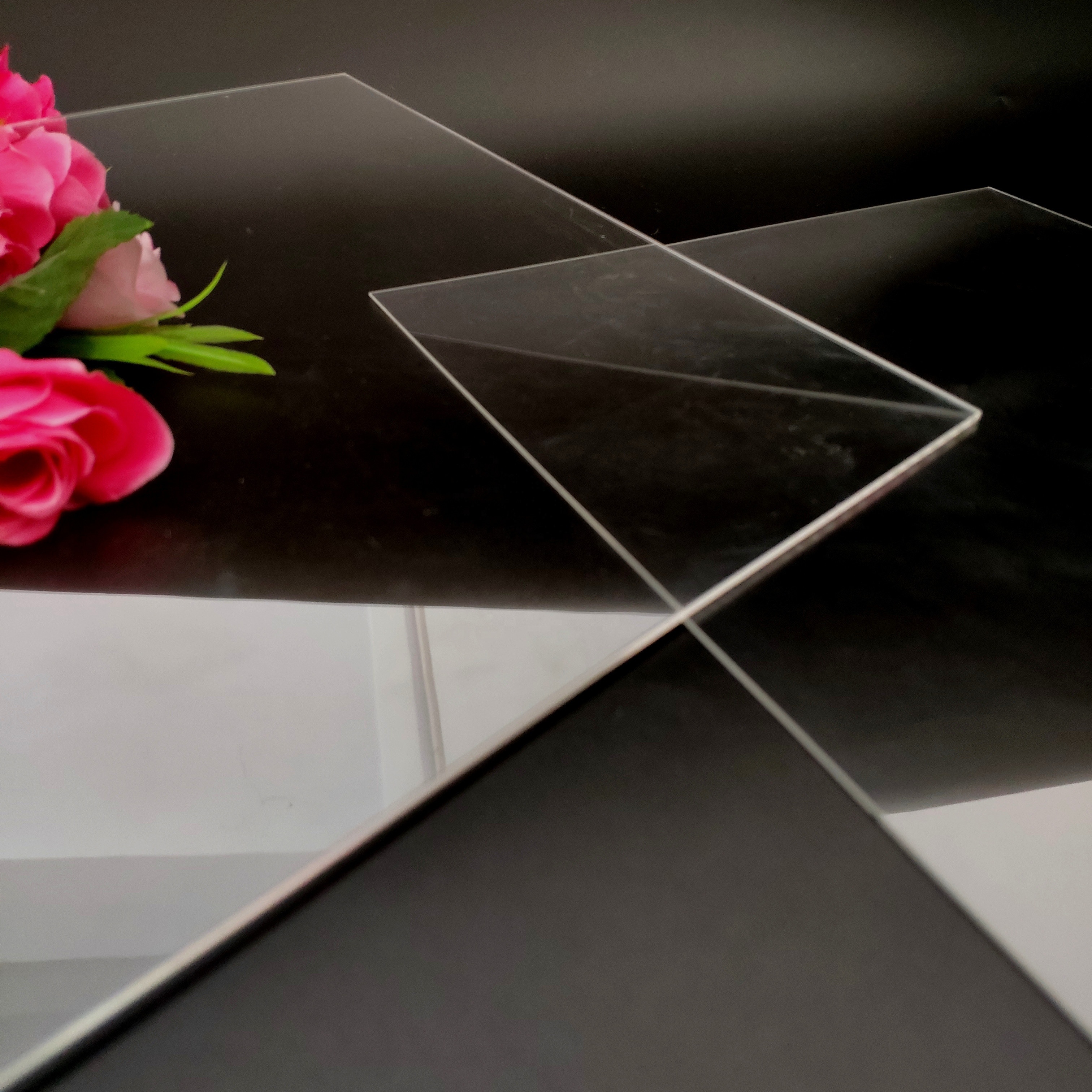Customizable Acrylic Plastic Sheets 0.9mm Thickness Transparent Acrylic Panel For DIY Signage