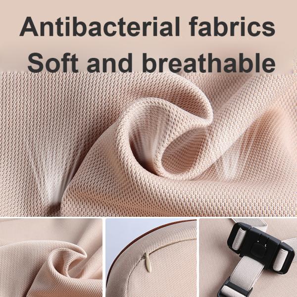 Polyester Ergonomic Car Seats Waist Support Backrest Memory Cotton Pain Relief Pillow