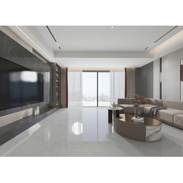 Light Gray Marble Eco-Friendly Tiles and Modern Indoor Floor Polished Glazed Porcelain Tile For Dining Room and Kitchen