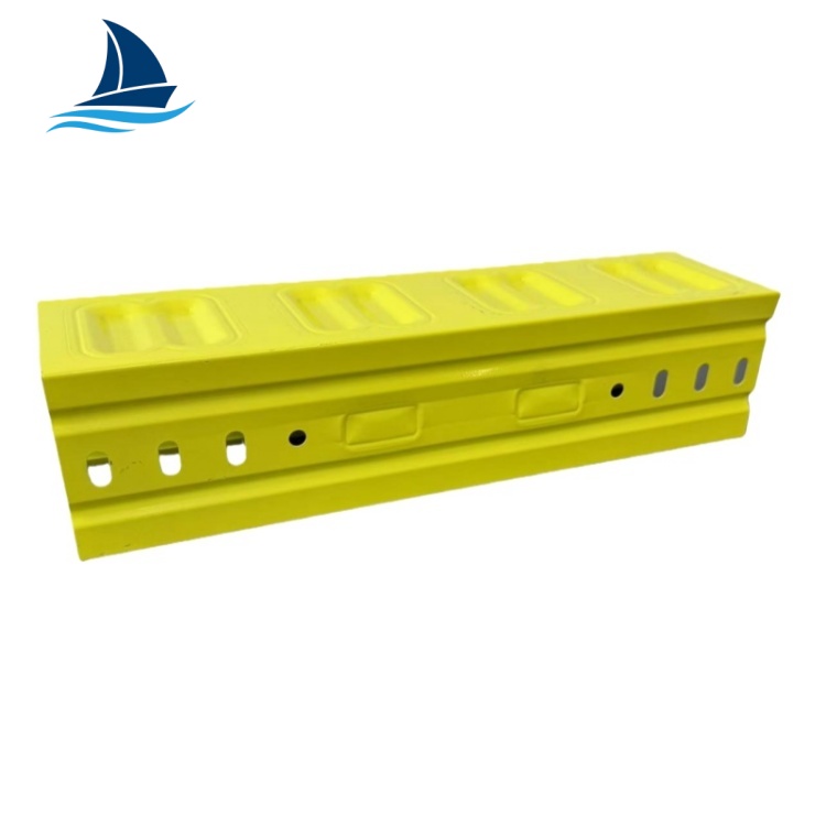 Stainless Steel Yellow Spray Painted Electrical Cable Tray Trunking CE Certified Industrial Use Construction Cable Laying