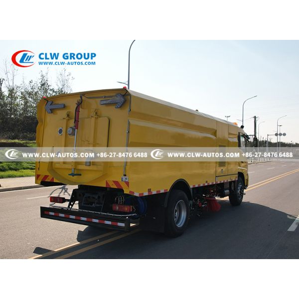 Dongfeng KR 210HP Road Sweeper Truck with 7m³ Stainless Steel Garbage Tank and 9m³ Water Tank