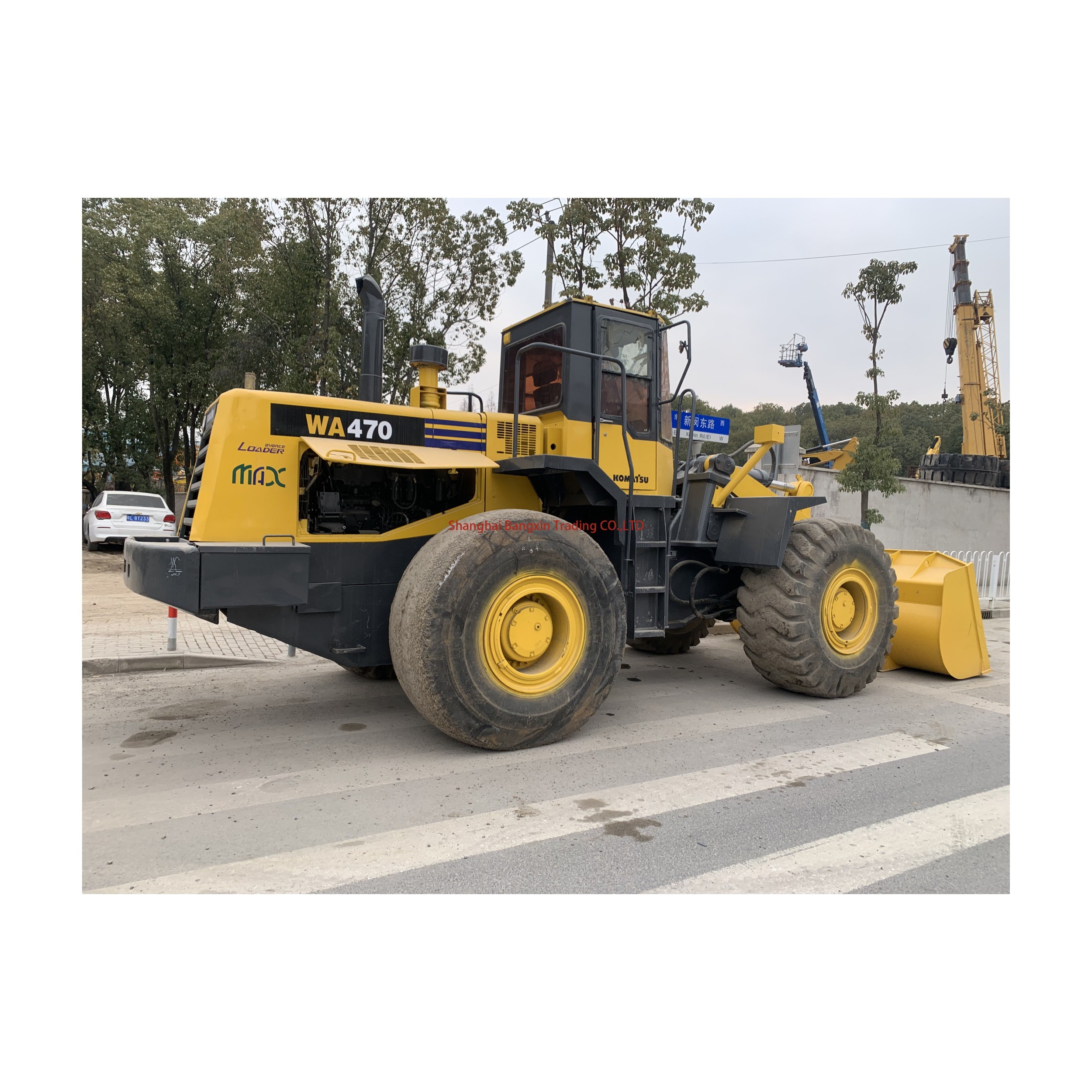 Japan Origin 21Ton Used Komatsu WA470 Wheel Loaders Rated Load 7 Ton Ready to Work