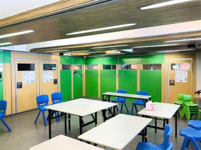 Durable Demountable Temporary Wall Divider Retractable Room Divider