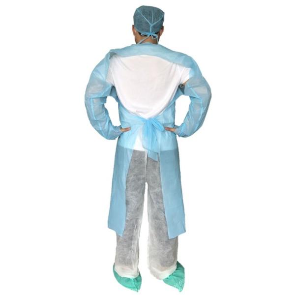 Antibacterial Disposable Plastic Gowns , Disposable Patient Gowns Professional