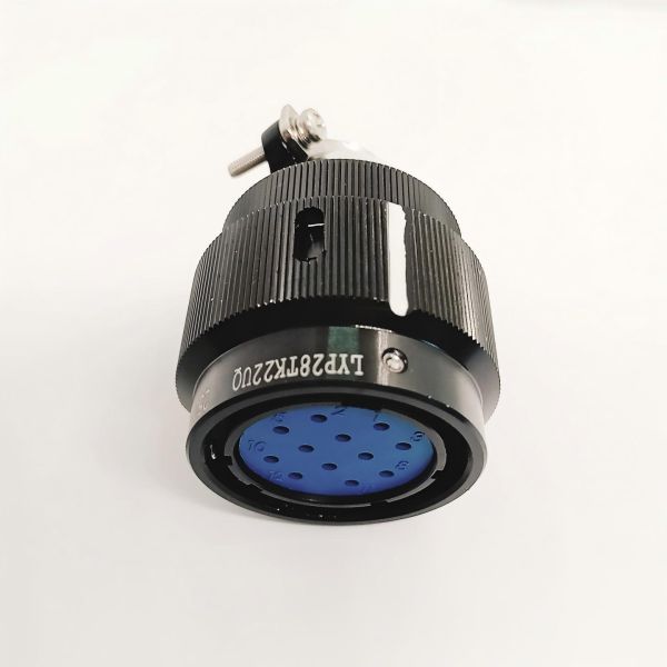 LYP Series Aviation Plug Circular Connector 12 Pin Female 1500V Withstand Voltage Aluminum Alloy Shell