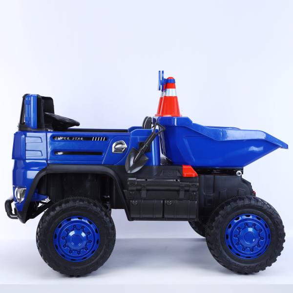 12v Electric Ride On Car with Tipping Bucket Unisex G.W. N.W. 34,2kg/28,9kg Estilo de caminhão