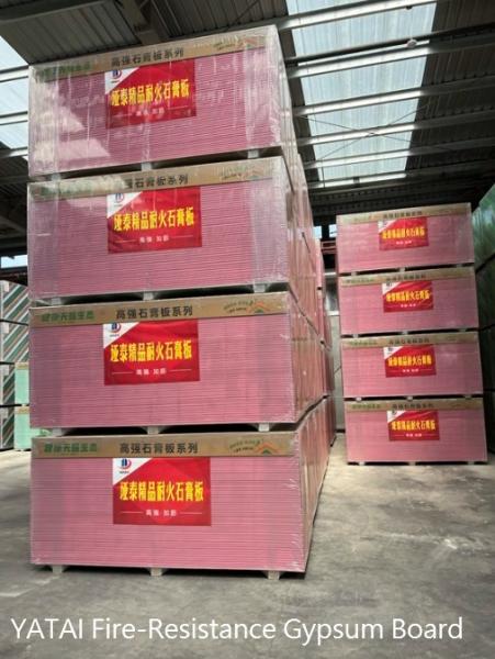 Sound Insulation Fireproof Gypsum Board Class A Fire Rating For Construction