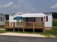 As roulottes da casa pré-fabricada pré-fabricaram a casa pequena modular branca das férias da casa