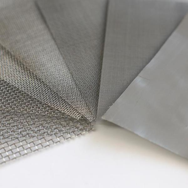 316 316L Stainless Steel Woven Wire Mesh Screen with 0.154mm Square Hole and Untreatment Surface