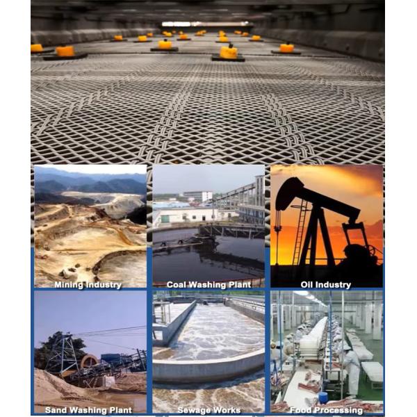 Customized Polyurethane Sieve Plate Self Cleaning Screen Wire Mesh Tailored For Demanding Mining Industry