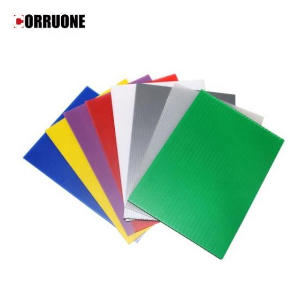 2mm 3mm Coroplast Board 2440*1220 Corrugated Plastic Panels