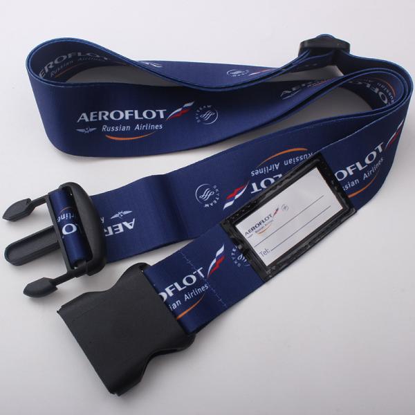 Customised Personalised Luggage Straps , Personalised Travel Straps Nylon Polyamide Material