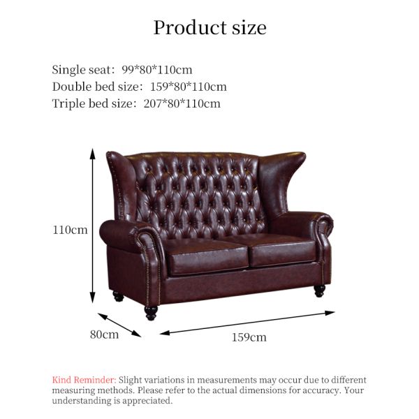 Nidea #8939 Customized Retro Traditional Living Room Genuine Leather Chesterfield Corner Sofa Set with Sponge Filling for Hotel & Villa Use