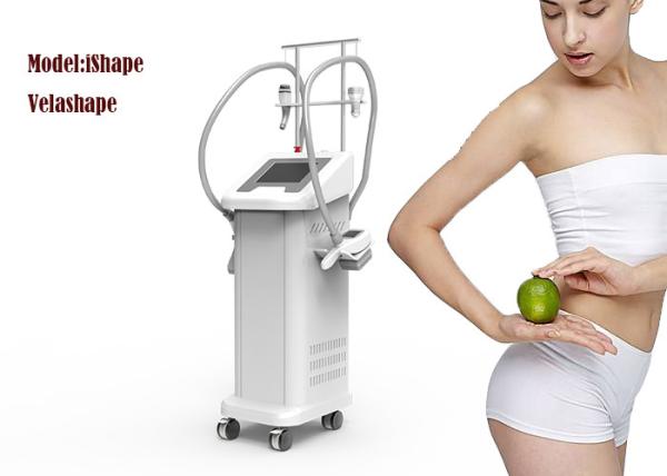 Cellulite Reduction Rf Slimming Machine 3 Treatment Handles Vacuum Rf Infrared Roller System