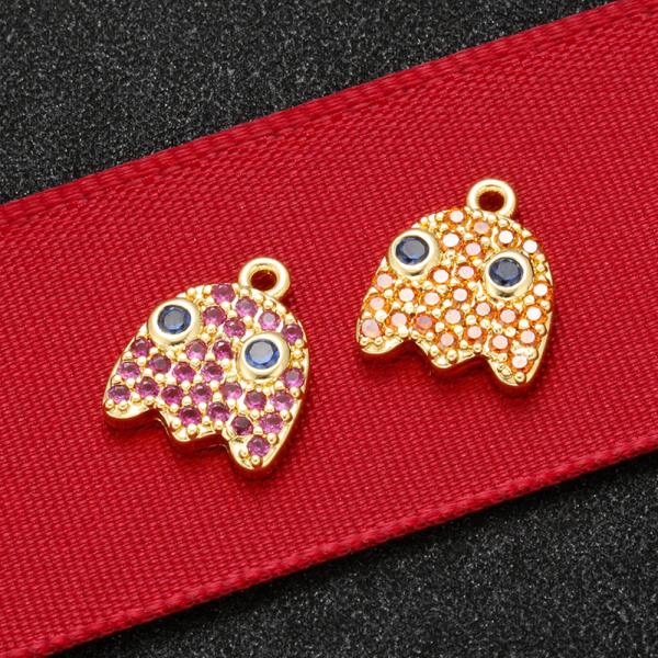 Ожерелье микро- рыбки ювелирных изделий золота диаманта DIY циркона небольшой привесное