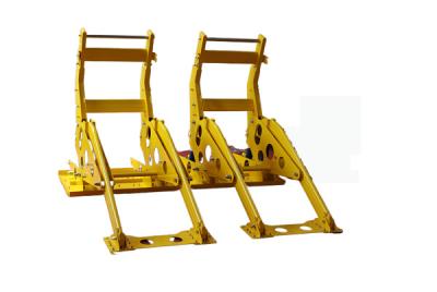 Protecting Road Worker Aluminum Mobile Vehicle Barrier With Rubber Wheels