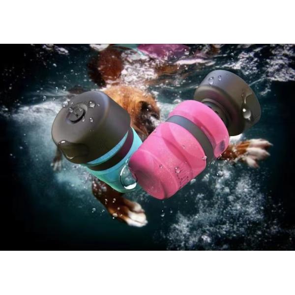 Portable Squeeze Dog Water Bottle 500ml Dog Water Drinking Bottle Blue / Pink