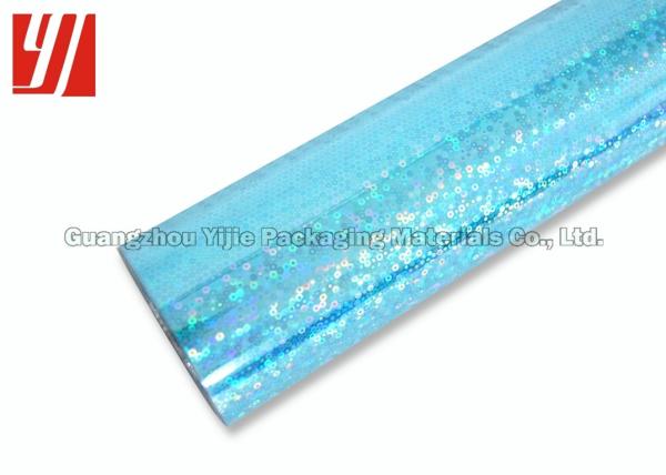 Rolo da folha do laser do azul 0.64m*120m para o pacote de Comestic