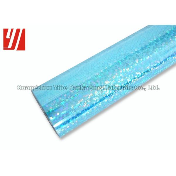 Rollo de la hoja del laser del azul los 0.64m*120m para el paquete de Comestic