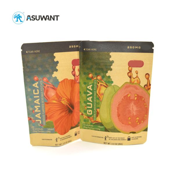 PE OXO Plastic Ziplock Stand Up Pouch Bag Compostable Biodegradable Packaging Bags