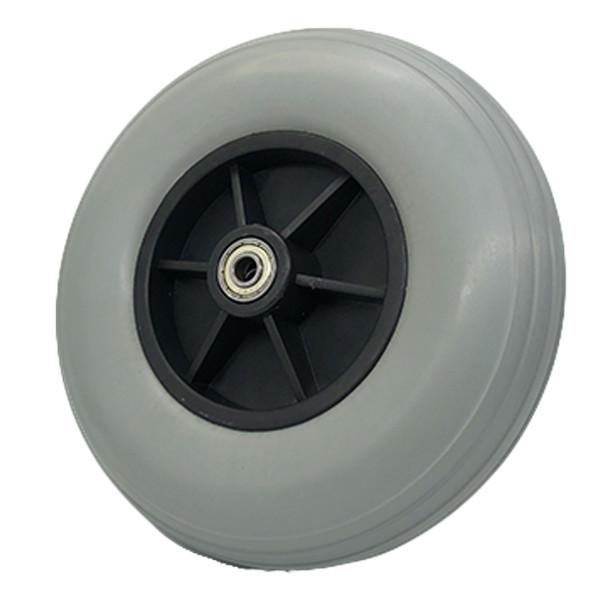 Disabled PU Foam Solid Flat 8 Inch 200mm Wheelchair Caster Wheels
