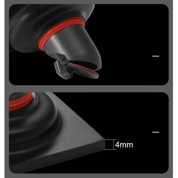 Matte Black Shower Floor Drain 4 Inch With Stainless Steel Material