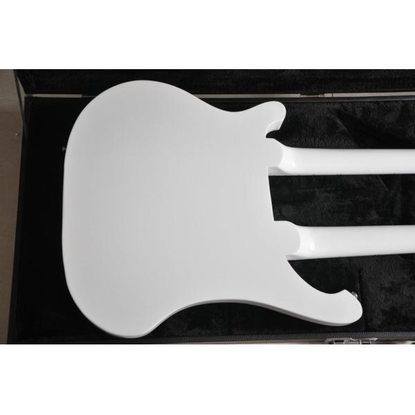 Double neck 4 string 4003 BASS GUITAR and 12 string elctric guitar color can custom guitar big R bridge