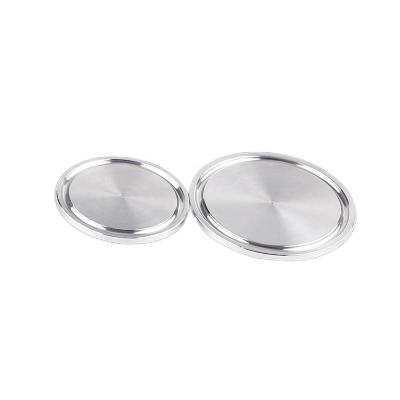 3/4''--12.0'' Equal Size Sanitary Stainless Steel Pipe Quick Blind Plate for 304 316L
