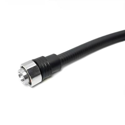 RF 2 Meter 1/2 Super Flexible Jumper Cable With Mini DIN 4.3-10 Male To 4.3-10 Male Right Angel
