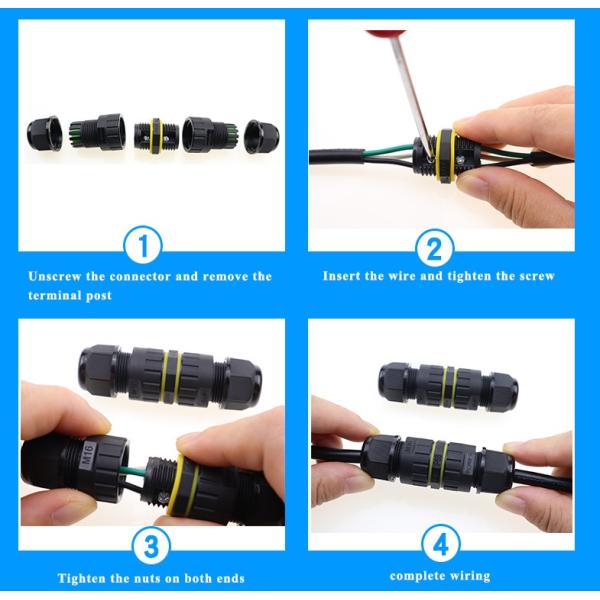Cables connecteur 450V M25 2 imperméables extérieurs d'IP 68 3 4 5 la Manche des bornes 2