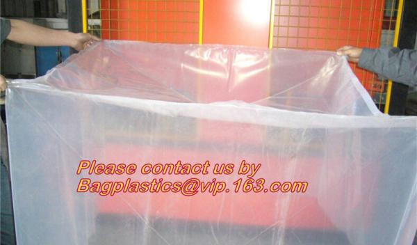 Pallet Top Cover Sheet, LDPE bag Large square bottom bag on roll pallet cover bag, HDPE Pallet Cover Sheet