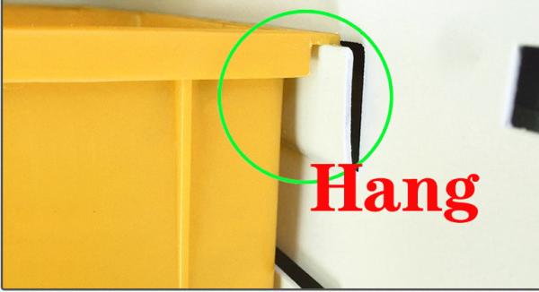 Plastic Shelf Bins Warehouse Stackable Hanging Bins Industrial Organize Storage