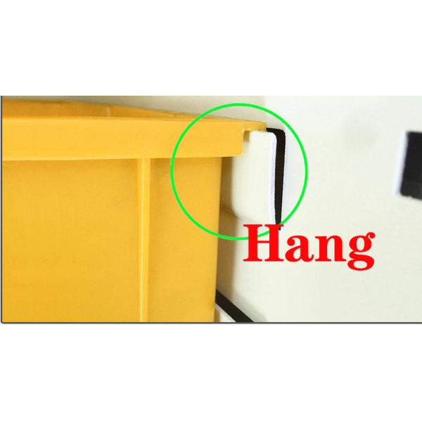 Stackable Plastic Shelf Bins For Warehouse Inventory & Garage Organization