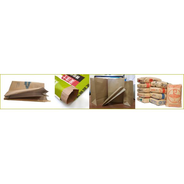 80gsm Semi Extensible Sack Kraft Paper For Cement Bags Packaging