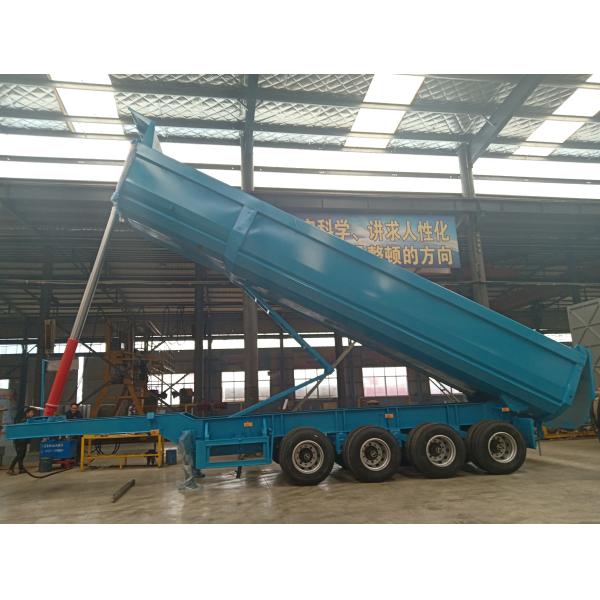 100 тонн двойных осей U-образный задний конец наклонитель нагрузчиков