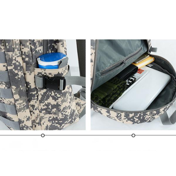600D Polyester Outdoor Sports Bag , Large Hiking Backpack Multi - Layered Pocket