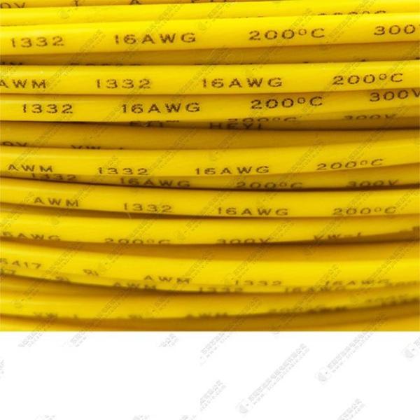 Alambre resistente UL1332 28AWG de Fluoroplastic del álcali del cable de la electrónica