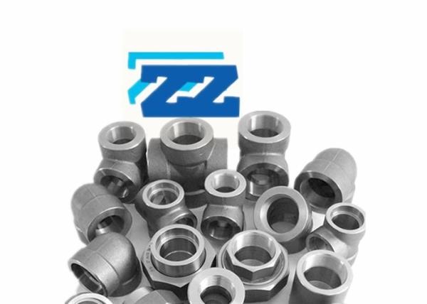 Carbon Steel Galvanized Steel Pipe Fittings , Socket Weld Forged Steel Fittings Class 3000