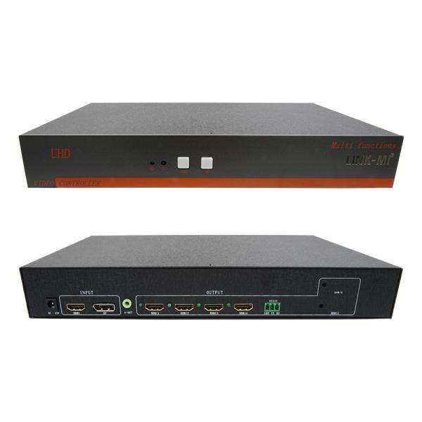 1X4 Vertical 4K Video Wall Controller 2X2 Multi Screen Extender