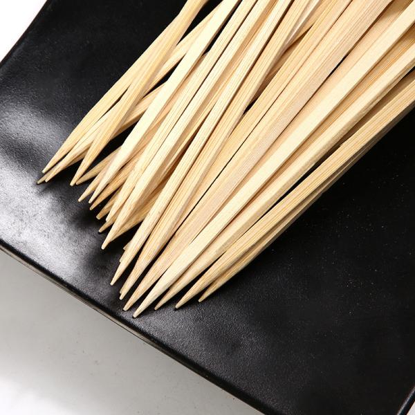 Протыкальник затвора древесины барбекю бамбуковый вставляет устранимое качество еды 18CM для гриля