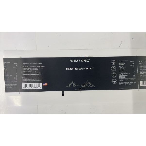 Embossing Gold Hot Stamp Logo Adhesive Sticker Seal Sticker Label Featuring Customers Logo Ideal for Product Branding and Packaging Security Solutions