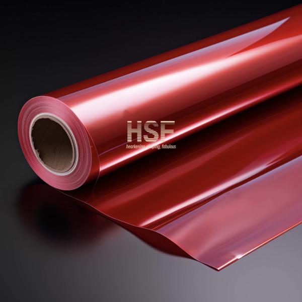 75μm Red PET Fluorosilicone Release Liner with Chemical Resistance for High-Temperature Applications