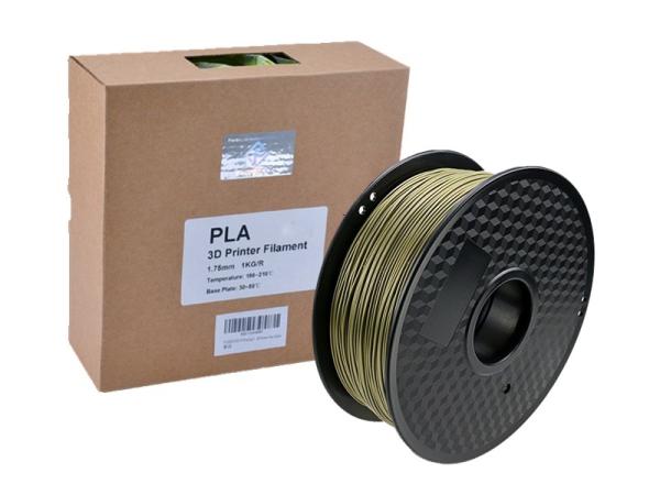 Bronze Heat Resistant Plastic PLA Plastic Filament Safe For Reprap 3D Printer