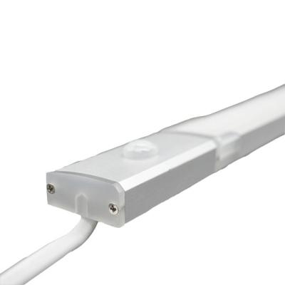 White 14W LED Cabinet Lighting Kits 900mm Length Liner Side View With Sensor Switch DIY Cabinet lighting for wadrobe