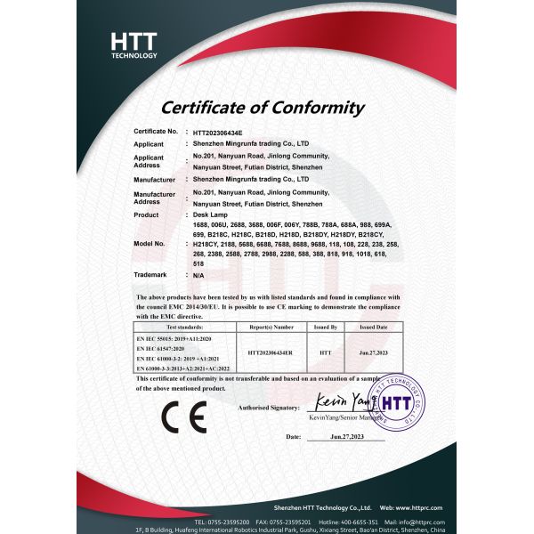 Modern LED Reading Desk Lamp with Three-Color Temperature Adjustment Square Plastic Shade Charging Function